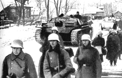 Так входили на Лотошинскую землю немецкие солдаты в октябре 1941 г.